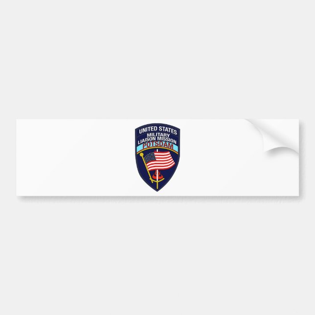 Pegatina Para Coche Insignias de USMLM (Frente)