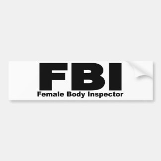 Pegatina Para Coche Inspector del cuerpo femenino