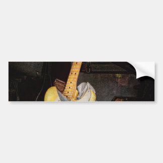 Pegatina Para Coche Instrumento - guitarra - que juega en una banda