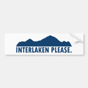 Pegatina Para Coche Interlaken Suiza Por favor