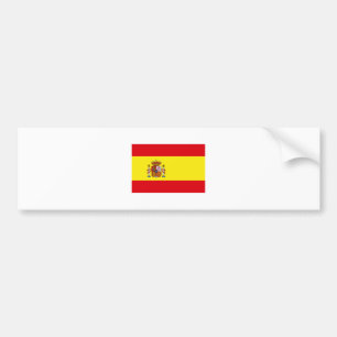 Pegatina Para Coche International de la BANDERA de España