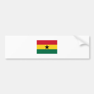 Pegatina Para Coche International de la BANDERA de Ghana