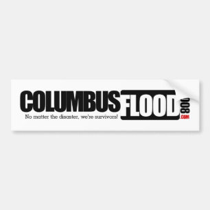 Pegatina Para Coche Inundación de Columbus