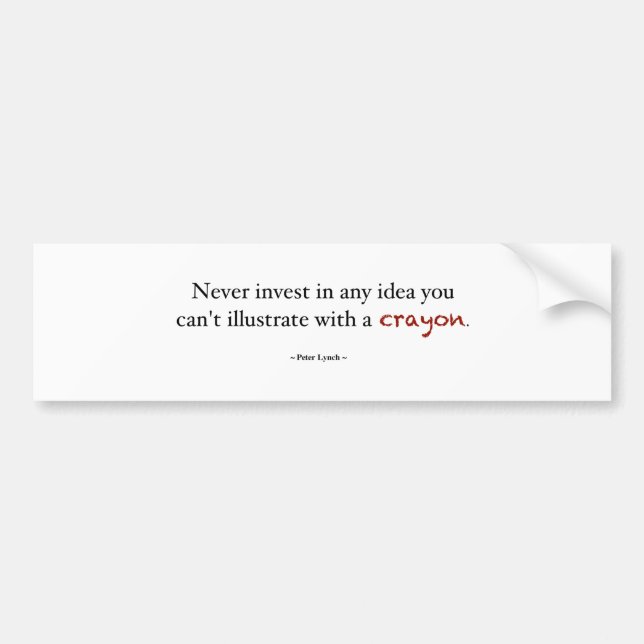 Pegatina Para Coche Inversión del creyón (Frente)