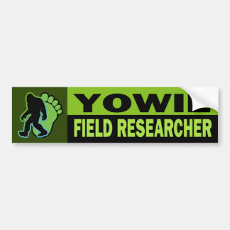 Pegatina Para Coche Investigador del campo de Yowie