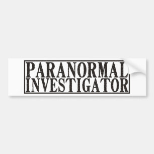 Pegatina Para Coche Investigador paranormal