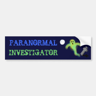PEGATINA PARA COCHE INVESTIGADOR PARANORMAL