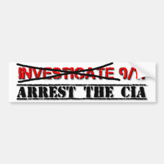 Pegatina Para Coche Investigue 9/11: Arreste la Cia