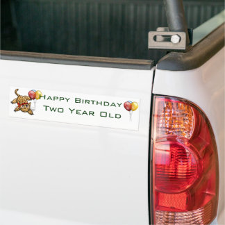 Pegatina Para Coche Invitaciones al cumpleaños del Safari Leopard Ultr