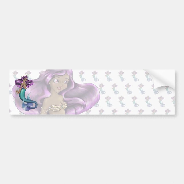 Pegatina Para Coche Iole Mermaid (Frente)