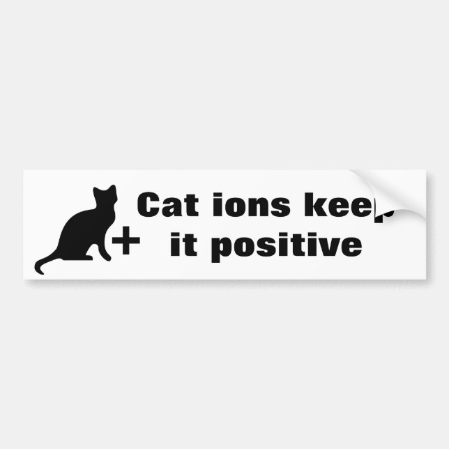 Pegatina Para Coche Iones del gato (Frente)