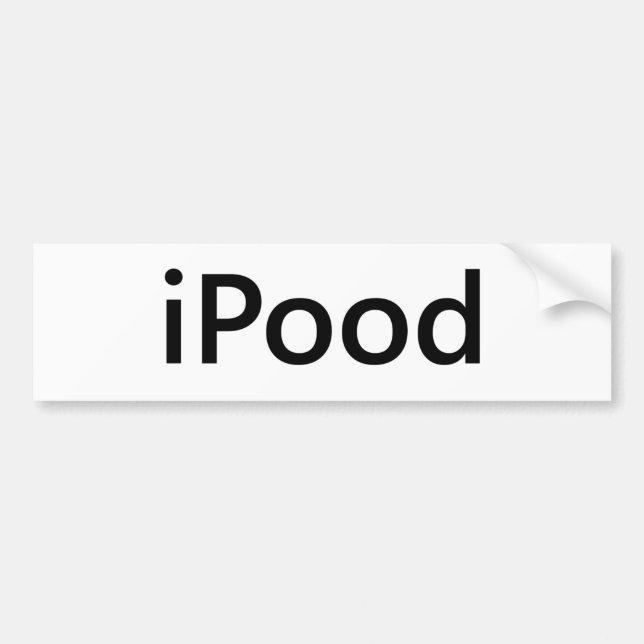 Pegatina Para Coche iPood (Frente)