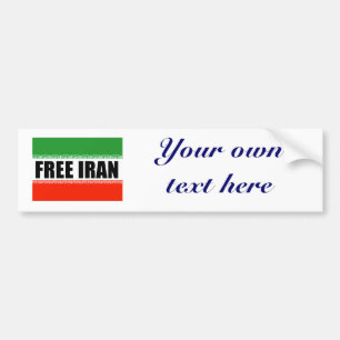 PEGATINA PARA COCHE IRÁN LIBRE