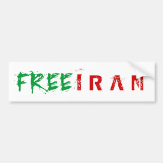 PEGATINA PARA COCHE IRÁN LIBRE