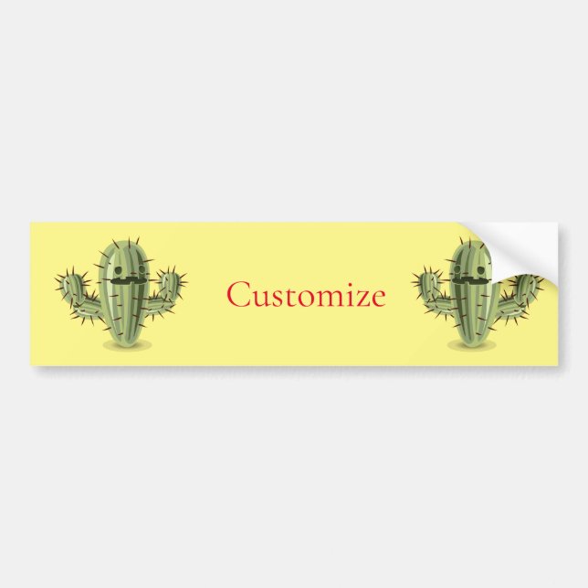 Pegatina Para Coche Irate Cactus Thunder_Cove (Frente)