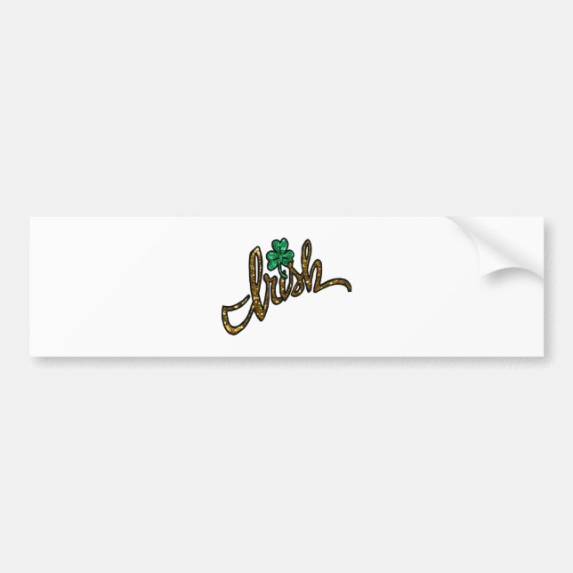 Pegatina Para Coche irish clover shamrock (Frente)