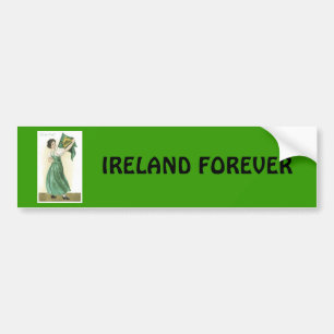 PEGATINA PARA COCHE IRLANDA PARA SIEMPRE