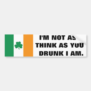Pegatina Para Coche Irlandés