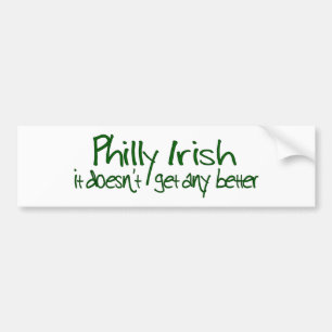 Pegatina Para Coche Irlandés de Philly
