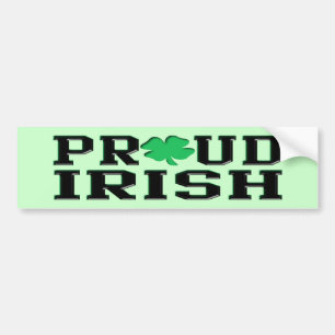Pegatina Para Coche Irlandés orgulloso