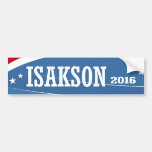 Pegatina Para Coche Isakson - Johnny Isakson 2016