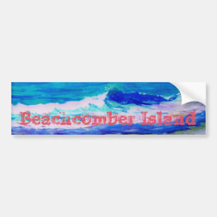 Pegatina Para Coche Isla Beachcomber