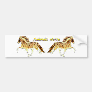 Pegatina Para Coche Islandés en llamas