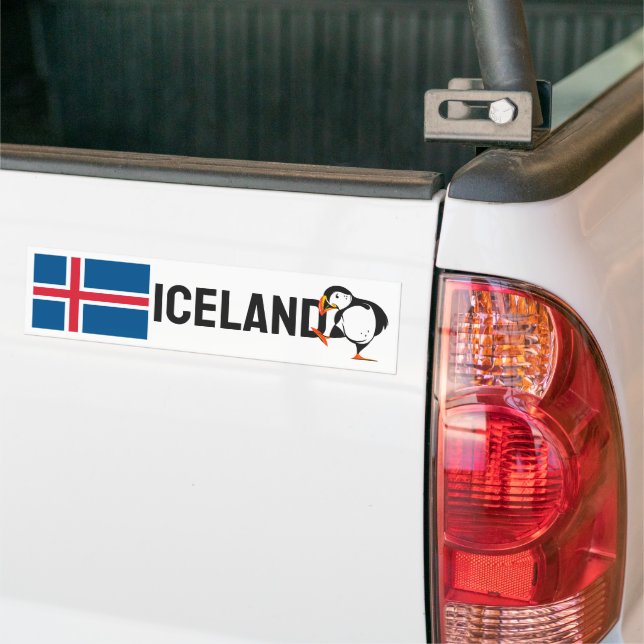 Pegatina Para Coche Islandia (En Camión)
