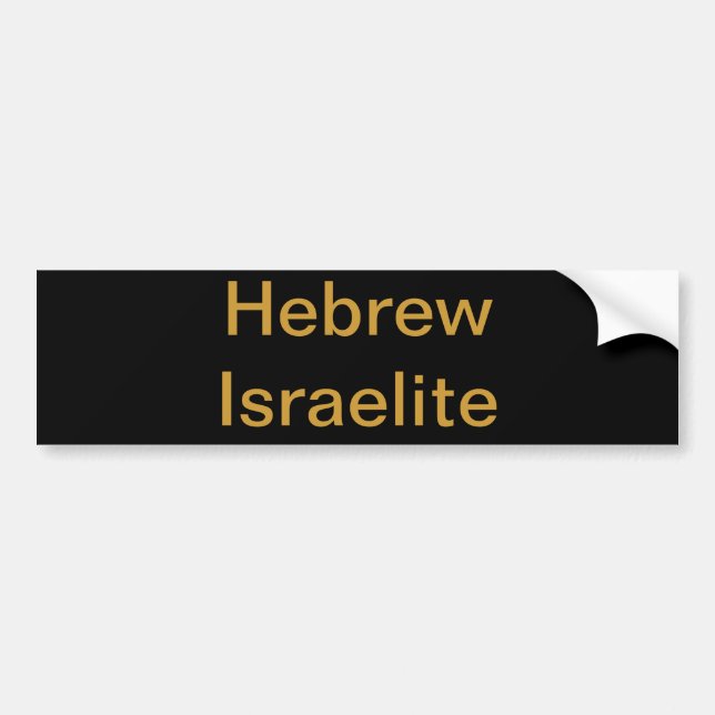 Pegatina Para Coche Israelite (Frente)