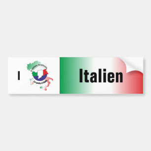 Pegatina Para Coche Italien - Italia Autoaufkleber