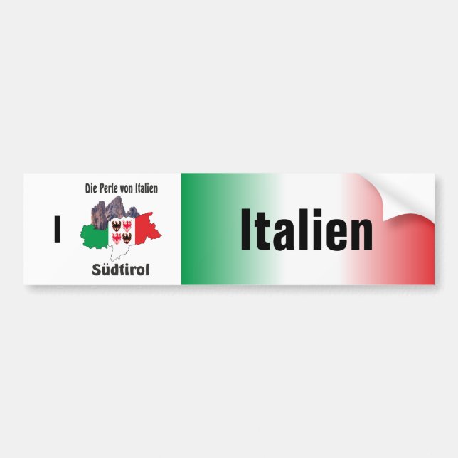 Pegatina Para Coche Italien - Italia Autoaufkleber (Frente)