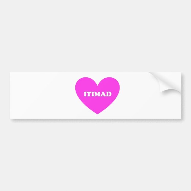 Pegatina Para Coche Itimad (Frente)