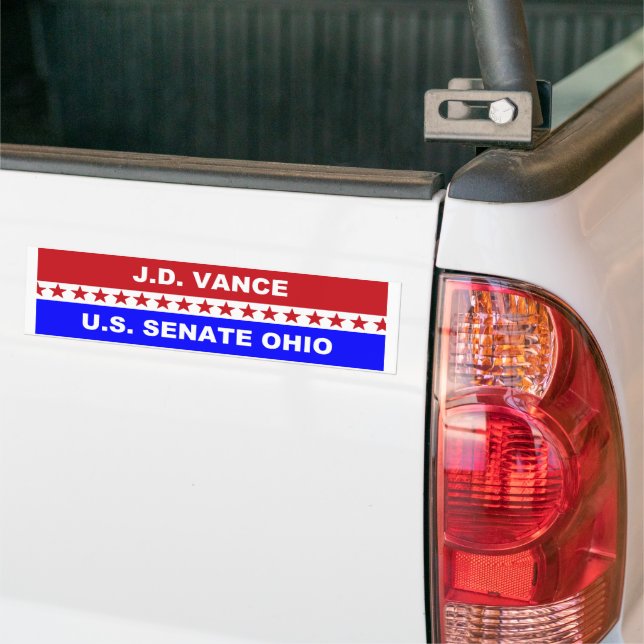 Pegatina Para Coche J.D. Vance Senado de EE.UU. Ohio 2022 (En Camión)