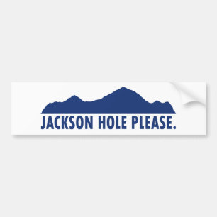 Pegatina Para Coche Jackson Hole Wyoming Por favor