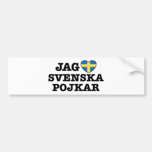 Pegatina Para Coche Jag Svenska Pojkar