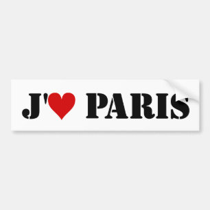 Pegatina Para Coche "J'aime París "