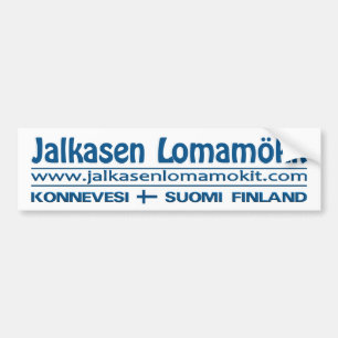 Pegatina Para Coche Jalkasen Lomamökit bumpersticker