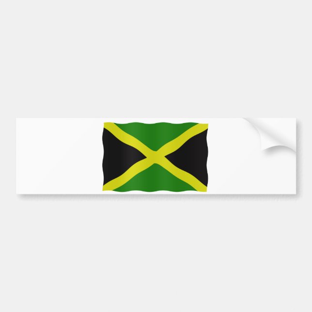 Pegatina Para Coche Jamaican flag (Frente)