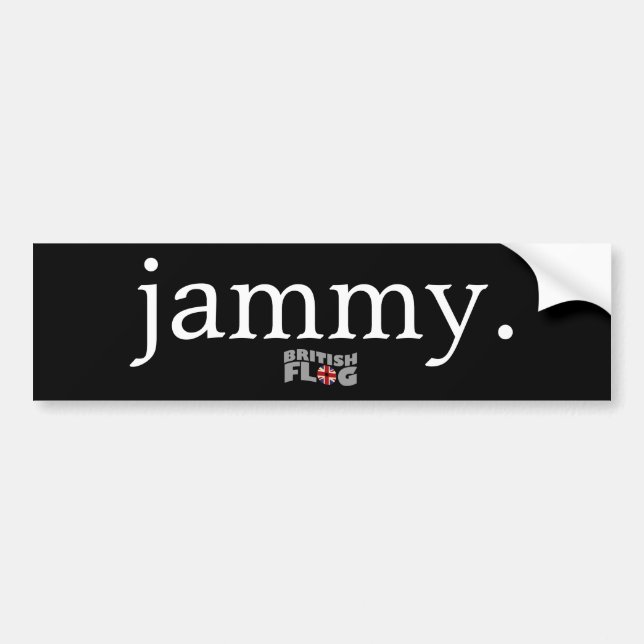 Pegatina Para Coche Jammy - argot británico (Frente)