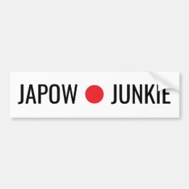 Pegatina Para Coche Japow junkie Sticker