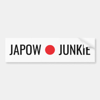 Pegatina Para Coche Japow junkie Sticker