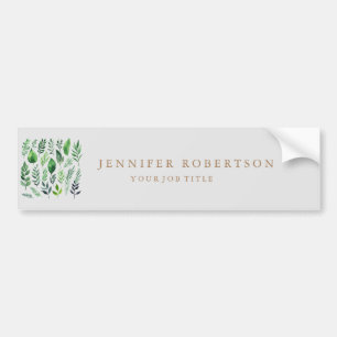 Pegatina Para Coche Jardinería floral clásica personalizada