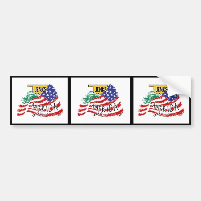 Pegatina Para Coche JATC 3-Logo (Frente)