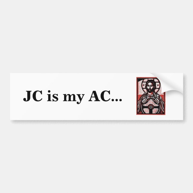 Pegatina Para Coche JC es mi CA… Bumpersticker (Frente)