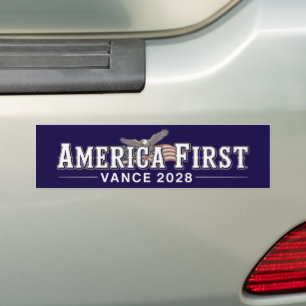 Pegatina Para Coche JD Vance 2028 América Primero Conservador