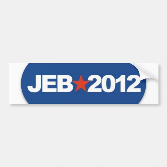 Pegatina Para Coche jeb 2012 (Frente)