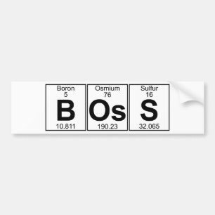 Pegatina Para Coche Jefe (boss) - por completo