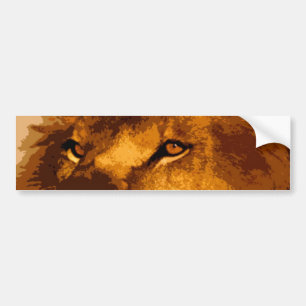 Pegatina Para Coche Jefe de León Africano