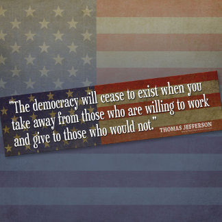 Pegatina Para Coche Jefferson Bumper Sticker