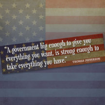 Jefferson: Cuidado con el gran gobierno